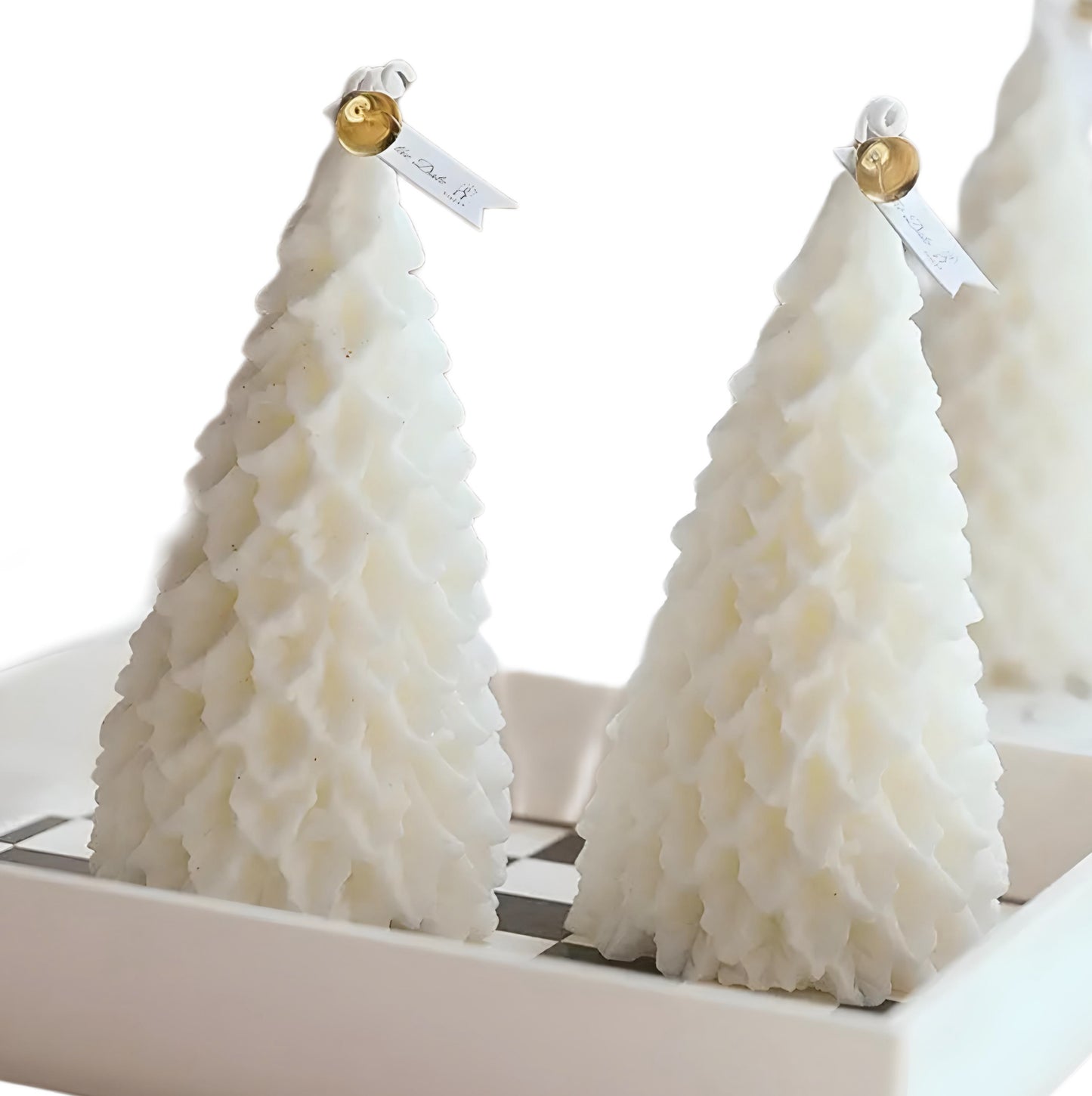 New Year Christmas Tree Candle