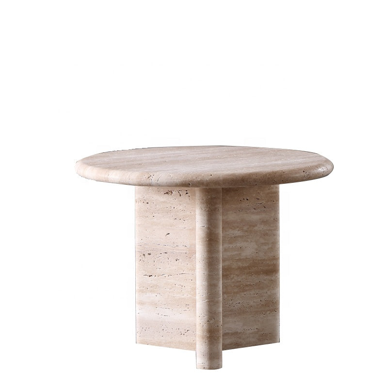 Traventine Side Table