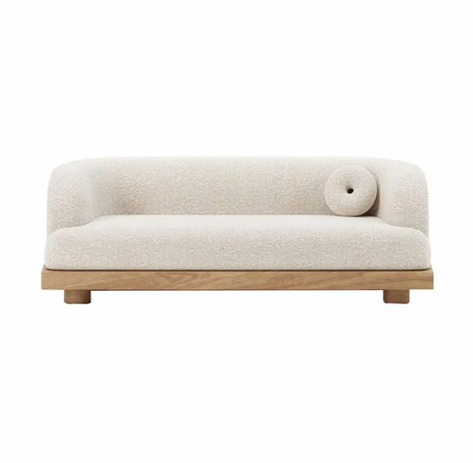 The Nordic Elegance Three-Seat Sofa