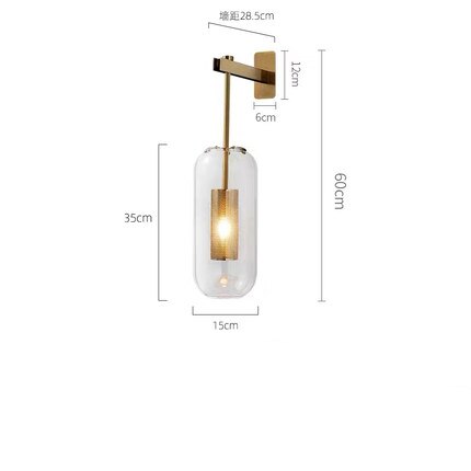 Modern Luxury LED Wall Light Living Room Decoration Bedroom Decor Wall Lamp Nordic Industrial Indoor Lighting Bath Corridor Lamp