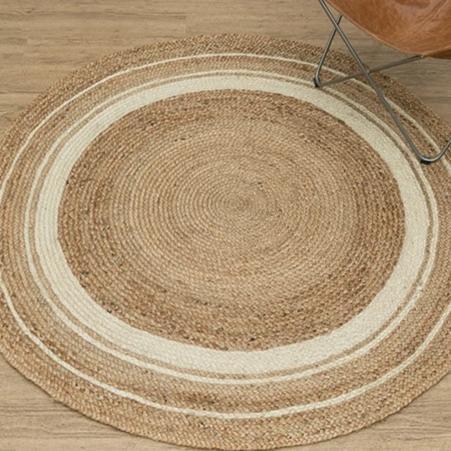 Natural Jute handmade knitted Carpet - Hyggeh