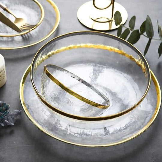 Hand-gilded European Glass Tableware - Hyggeh