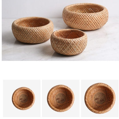 Bamboo Basket Kitchen Storage - Hyggeh