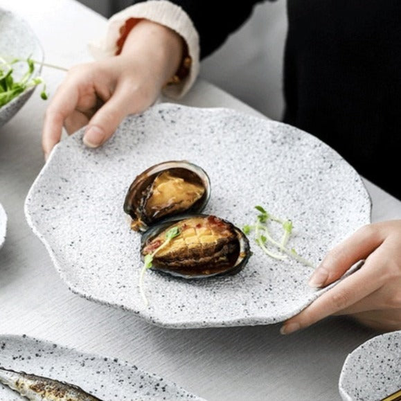 Pattern Ceramic Food Plate Tableware Dinner - Hyggeh