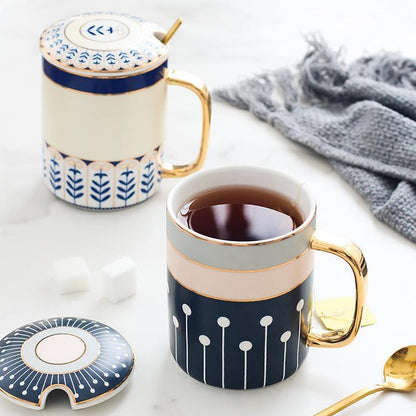 Instant Lux Danish Mug set with lid & spoon - Hyggeh