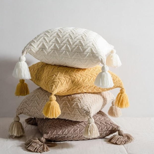 Soft Knit Cushion Solid Cover - Hyggeh