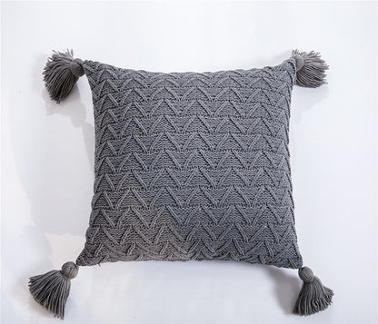 Soft Knit Cushion Solid Cover - Hyggeh