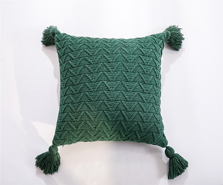 Soft Knit Cushion Solid Cover - Hyggeh