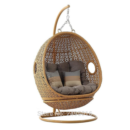 Hyggeh Espresso Hanging Egg Chair - Hyggeh