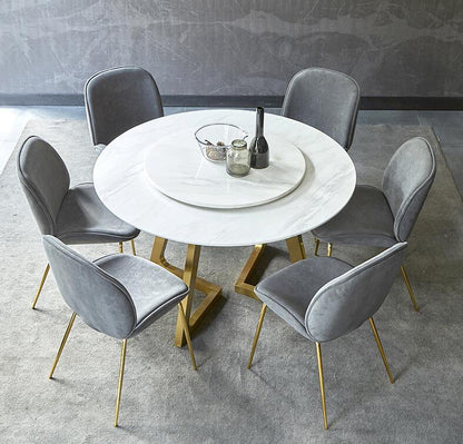 Nordic Marble Round Modern Table - Hyggeh