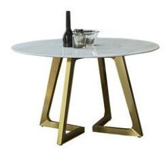 Nordic Marble Round Modern Table - Hyggeh