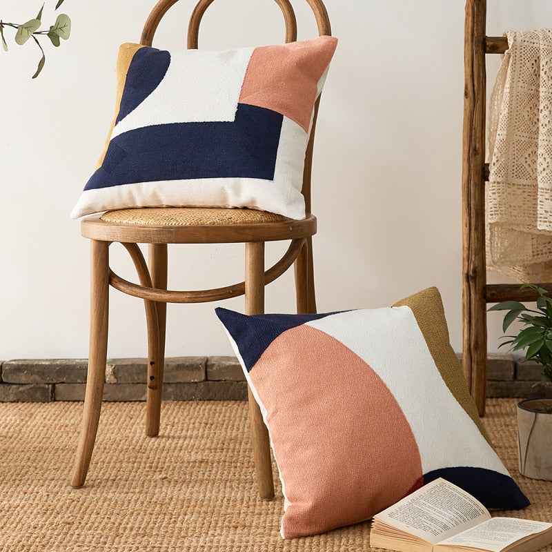 Geometric  Wayfair Square Pillow Cover - Hyggeh