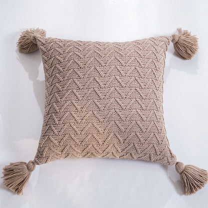 Soft Knit Cushion Solid Cover - Hyggeh