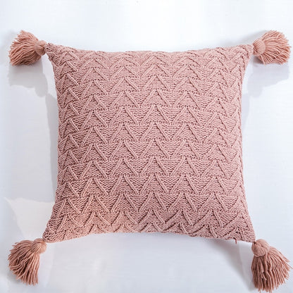 Soft Knit Cushion Solid Cover - Hyggeh