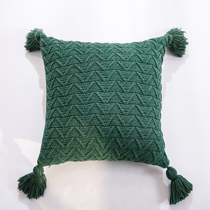 Soft Knit Cushion Solid Cover - Hyggeh