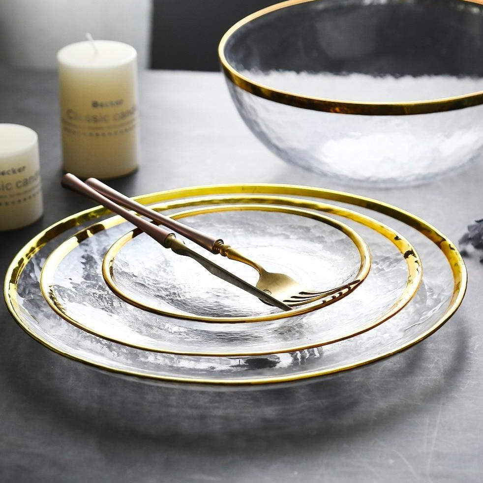 Hand-gilded European Glass Tableware - Hyggeh