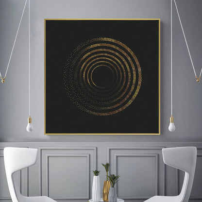 Abstract Amazon Gold Luxury Posters Nordic Canvas Art Painting - Hyggeh