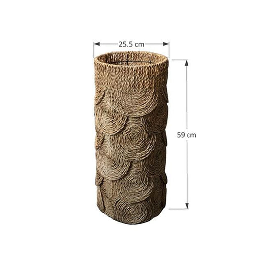 Handmade Woven Natural Plant Decorative Basket - Hyggeh