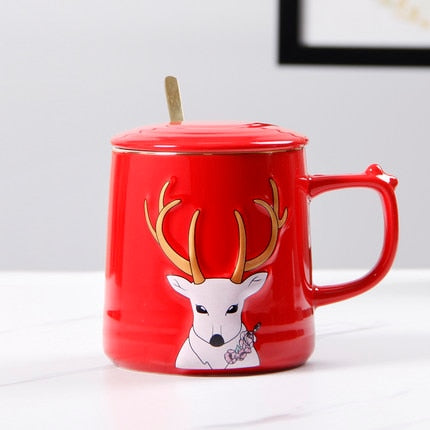 Merry Christmas Novelty Creative Ceramic MUG - Hyggeh