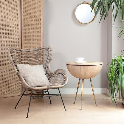 Retro Rattan Handmade Lounge Chairs - Hyggeh