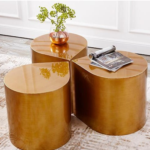 Art Deco Retro Modern Droplet Shape Coffee Table - Hyggeh