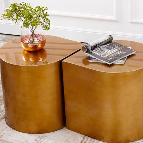 Art Deco Retro Modern Droplet Shape Coffee Table - Hyggeh