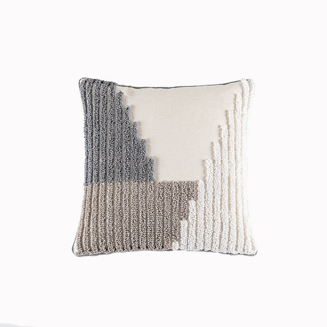 Boho Coffee Loop Tufted Cushion Cover - Hyggeh