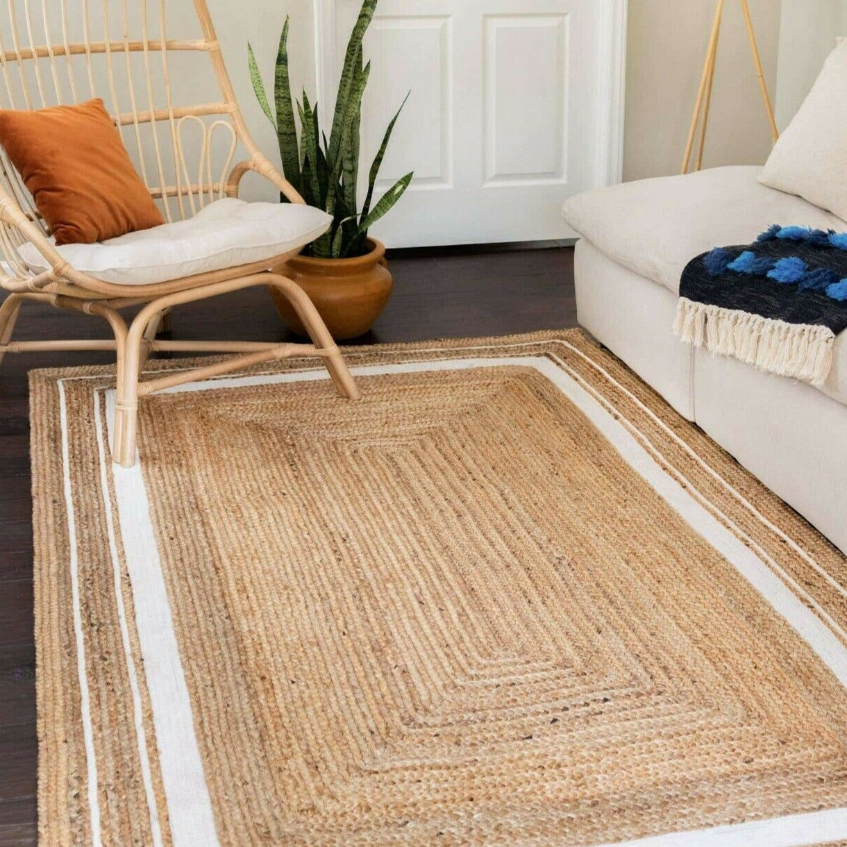 Lerma Jute Beige Area Rug - Hyggeh