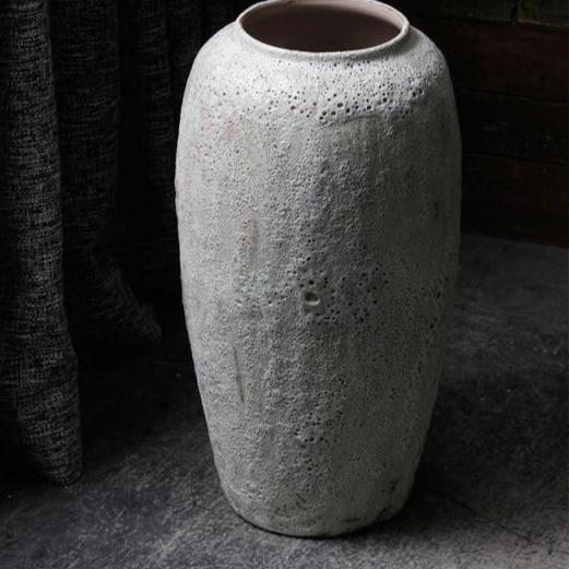 Modern Zen White Ceramic Handmade Flower Vase - Hyggeh