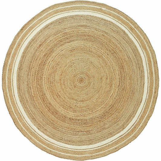 Jute Beige Round Rugs